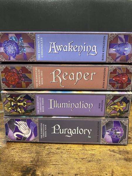 Signed Complete Set of The Elemental Chronicles Epic Fantasy Book Series (All 4 books) picture
