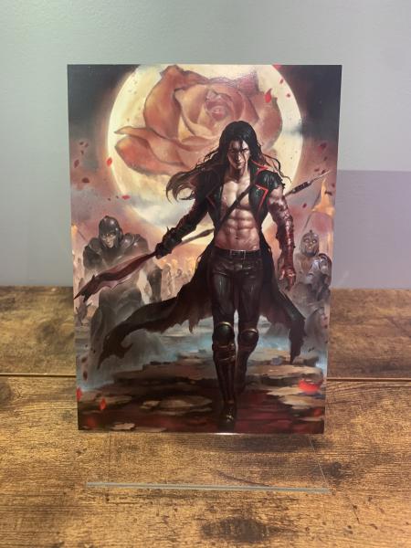 Jex (From Reaper front cover) Character Fantasy Art Print A5 picture