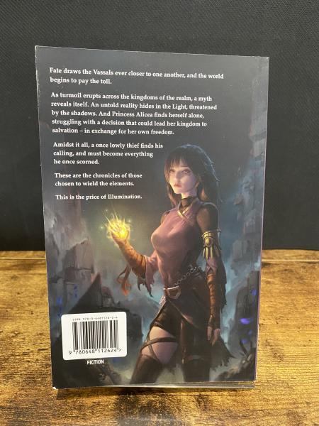 Signed Paperback Book - Illumination - The Elemental Chronicles Epic Fantasy Book 3 picture