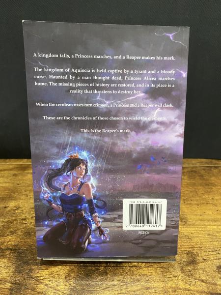 Signed Paperback Book - Reaper - The Elemental Chronicles Epic Fantasy Book 2 picture