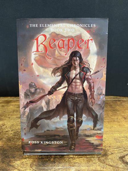 Signed Paperback Book - Reaper - The Elemental Chronicles Epic Fantasy Book 2 picture