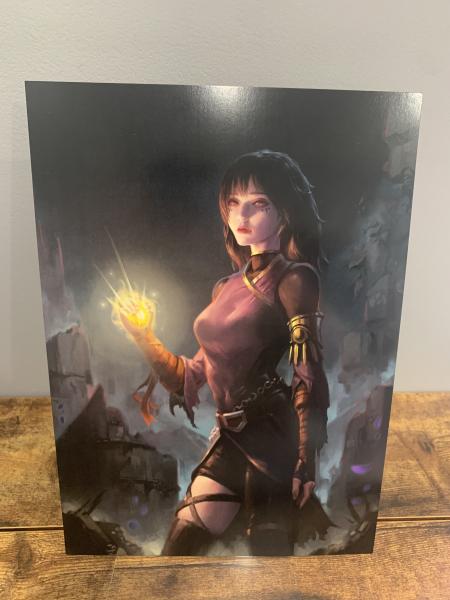 Lyndell (From Illumination back cover) Character Art Print A4 picture