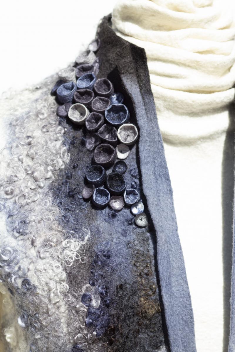 "Uranus tail" ECO Fur Cape picture