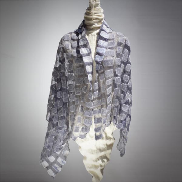 "Lace dreams" Shawl / Wrap Soft Blue picture