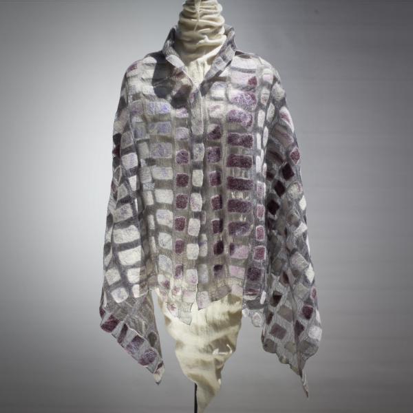 "Lace dreams" Shawl / Wrap Wine picture