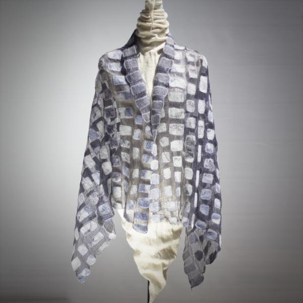 "Lace dreams" Shawl / Wrap Soft Blue picture