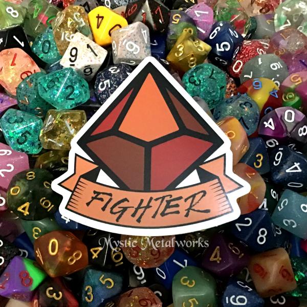 3" Class Hit Dice Stickers picture