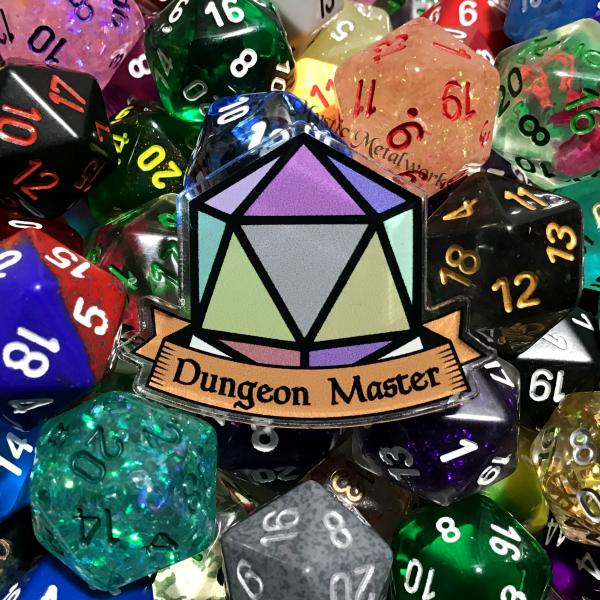 Dungeon Master Acrylic Pin picture