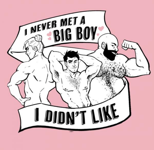 I Never Met A Big Boy I Didn't Like - Holo Sticker picture