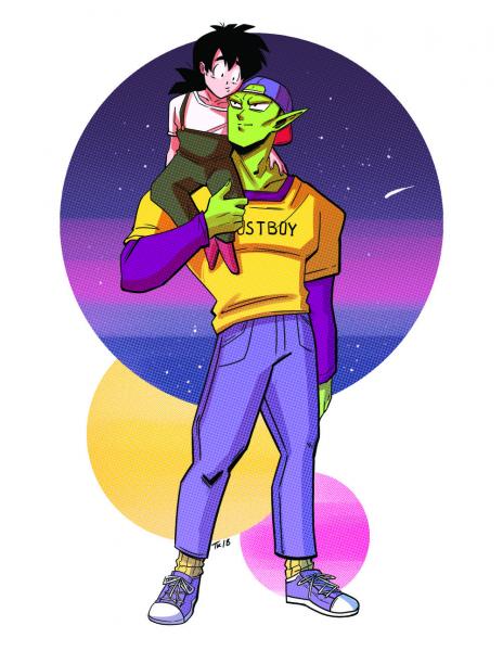 Piccolo and Gohan Print picture