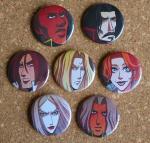 Castlevania 1.5" Buttons