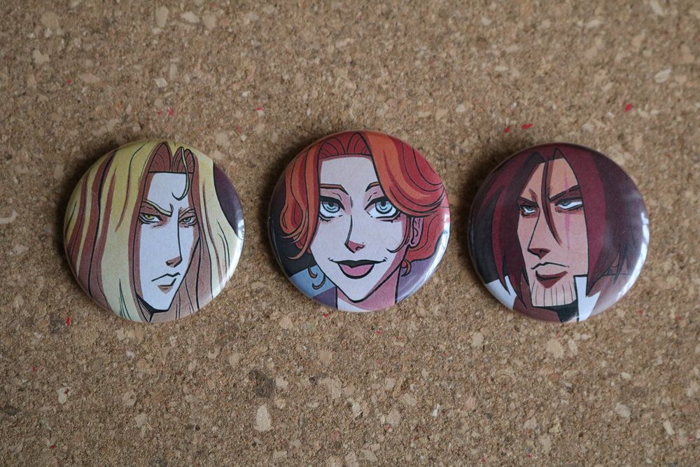Castlevania 1.5" Buttons picture