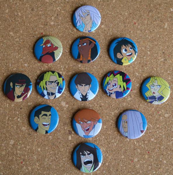 Yu-Gi-Oh 1.5" Buttons