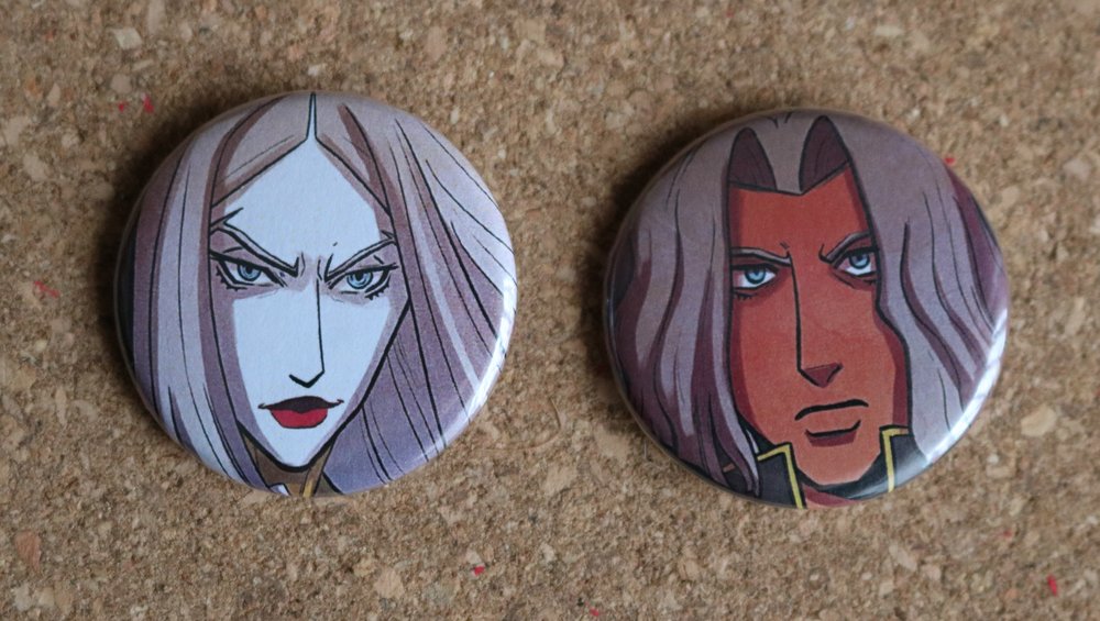 Castlevania 1.5" Buttons picture