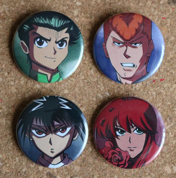 Yu Yu Hakusho 1.5" Buttons picture