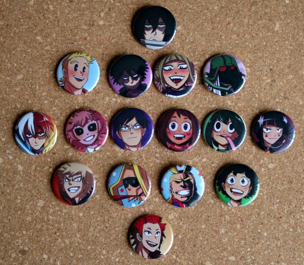 My Hero Academia 1.5" Buttons picture