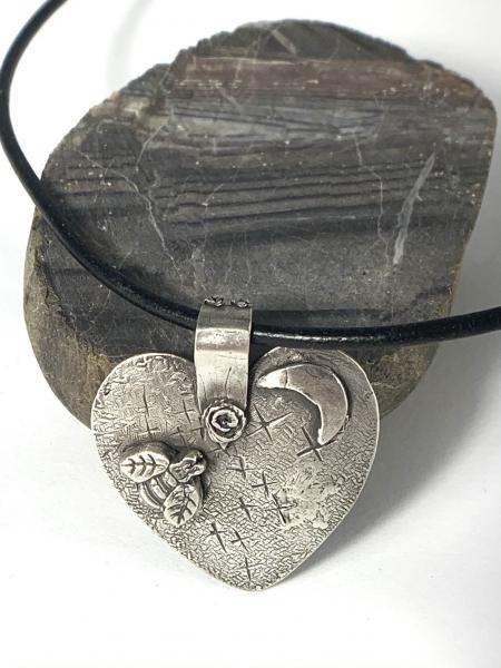 Precious metal clay pendant picture