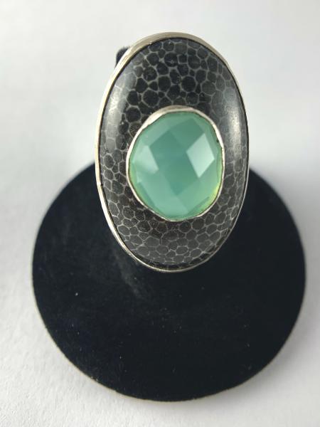 Stone-on-stone ring