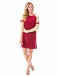 Varsity Dress | Garnet + Gold