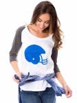 Helmet Raglan | Blue