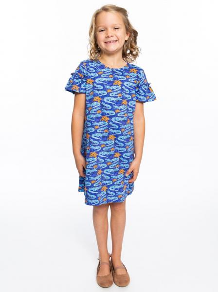 Girls Dress | Gator Print