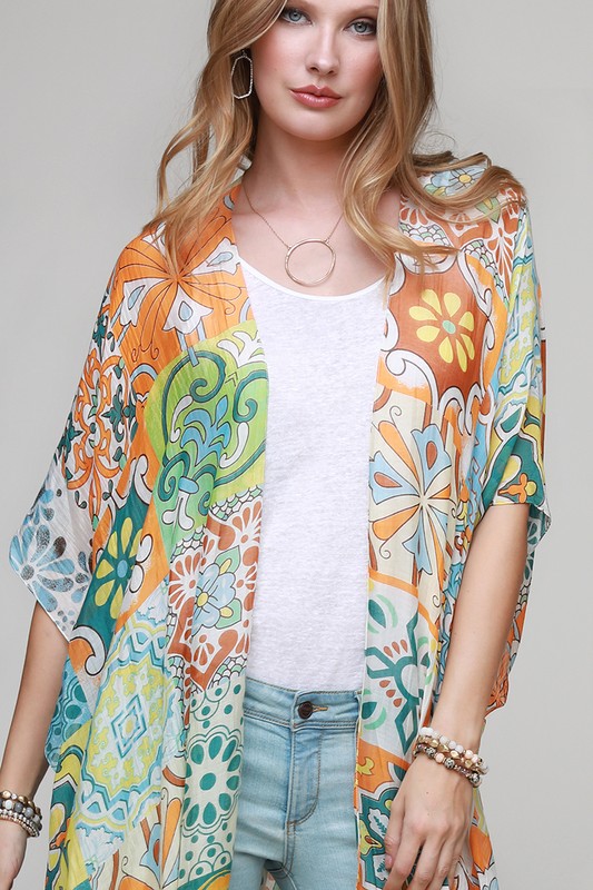 Moroccan Tile Kimono picture