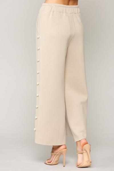 Pear Trim Pants, Beige picture