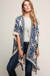 Boho Leopard Print Kimono