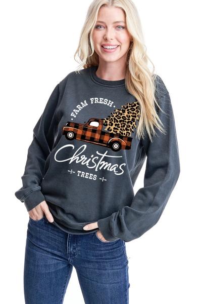 Farm Fresh Christmas Trees Sweatshirt picture