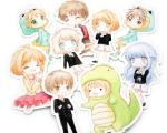 Cardcaptor Sakura Clear Card Stickers