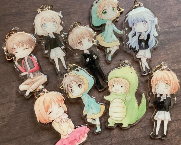 Cardcaptor Sakura Clear Card Charms