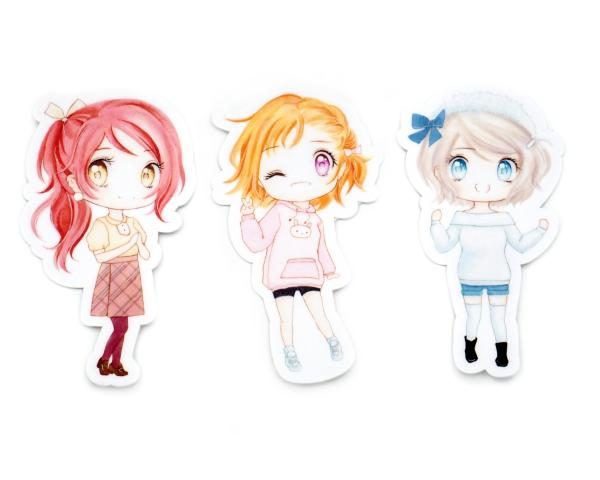 Love Live Sunshine Casual Outfit Stickers picture
