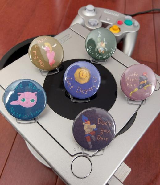 Melee Pun Buttons