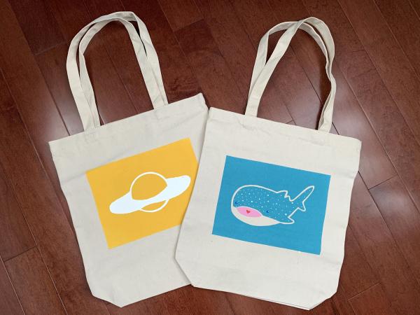 Whale Shark or Eggsoplanet Tote Bag