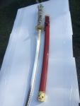 K3003 Red scabbard open mouth katana