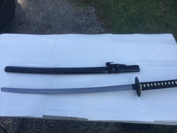 K522 Reverse blade katana