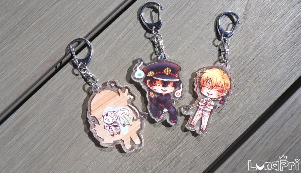 2" Double sided Toilet man Keychain picture
