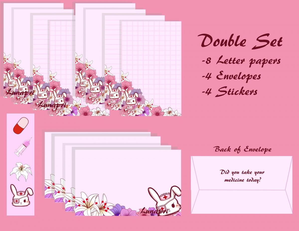 Menhera Nurse Bunny Letter Set picture