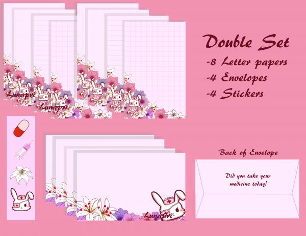 Menhera Nurse Bunny Letter Set picture