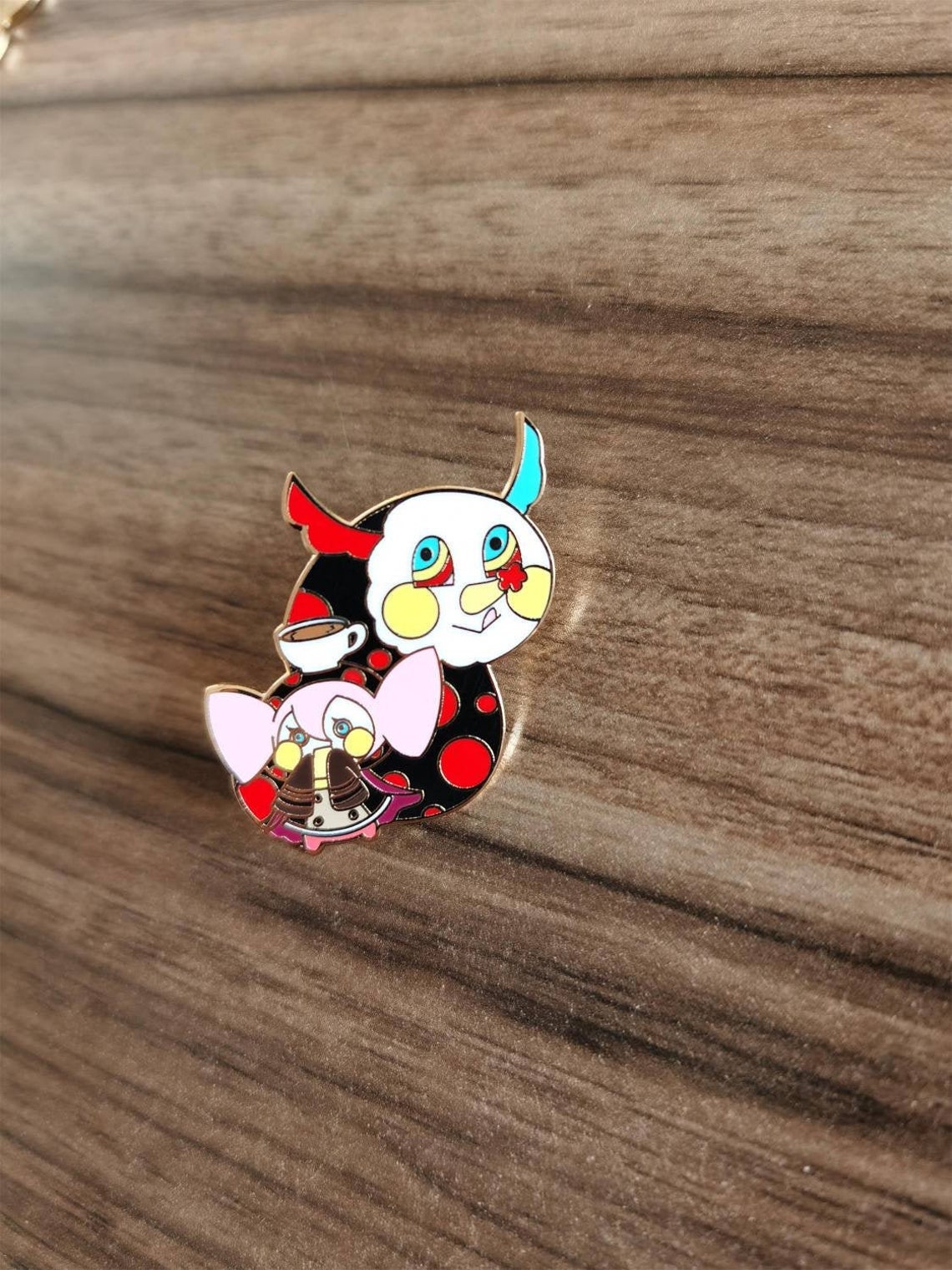 1.5" Bebe Sweets Witch Enamel pin picture