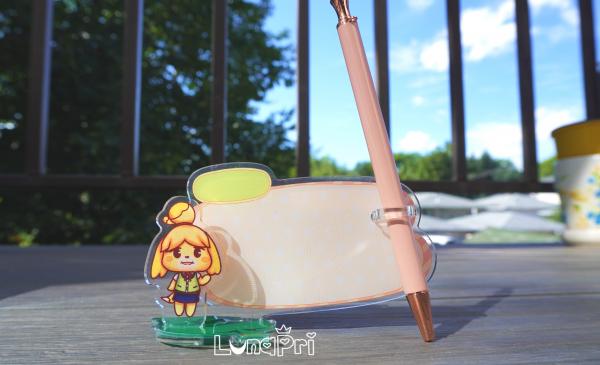 ac Isabelle Erasable memo stand