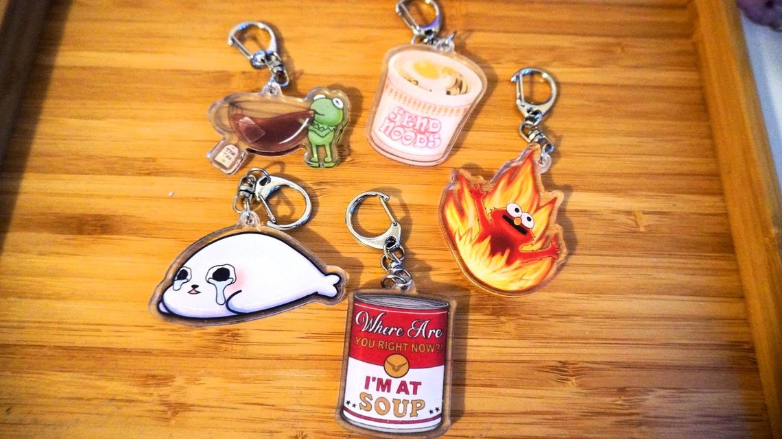 2" Meme Keychains picture