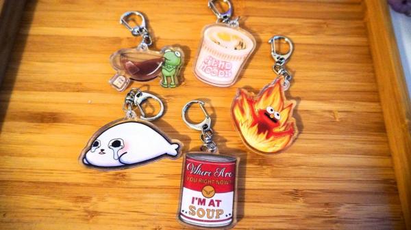 2" Meme Keychains picture