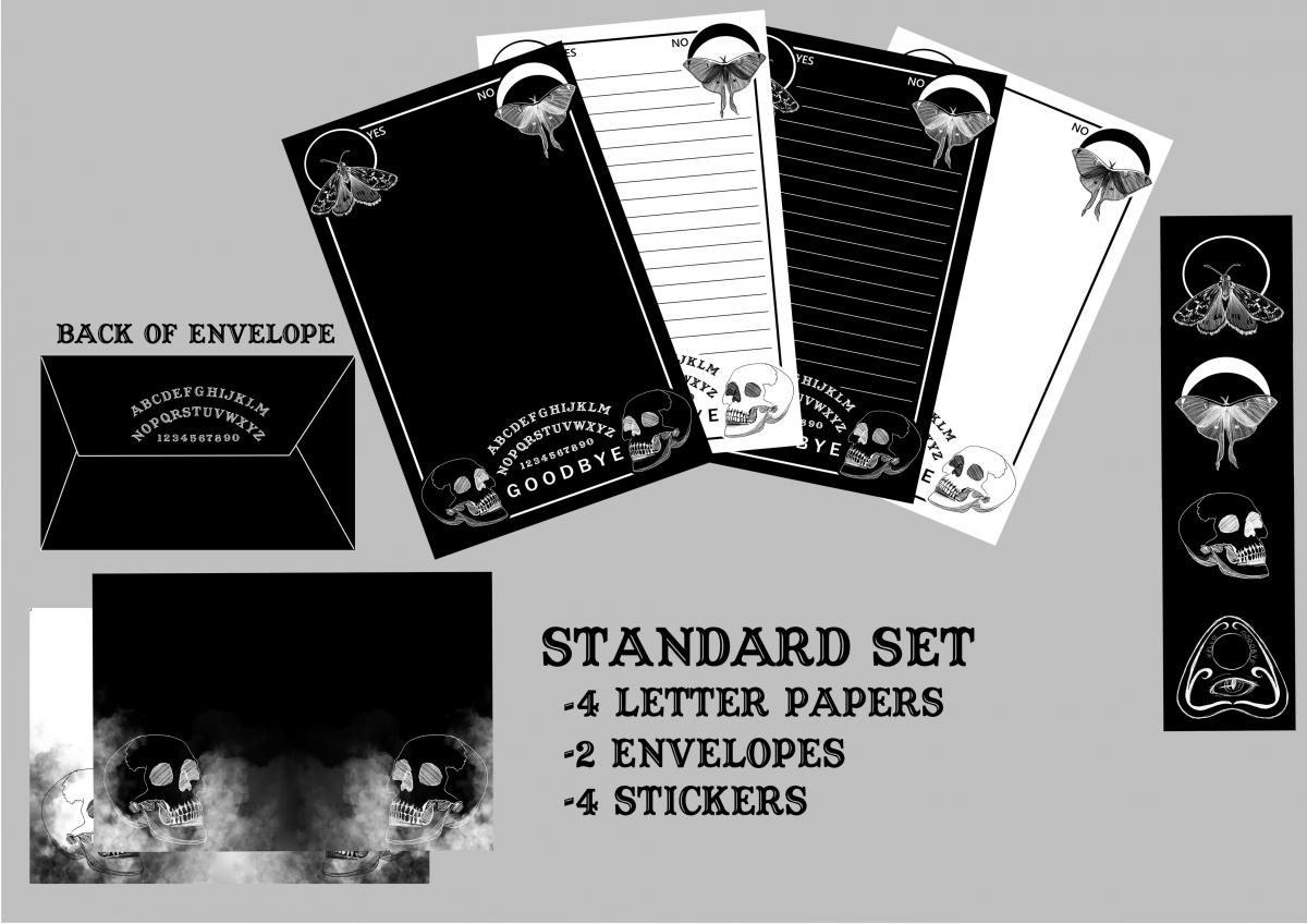Moth Ouija Board Letter Set picture