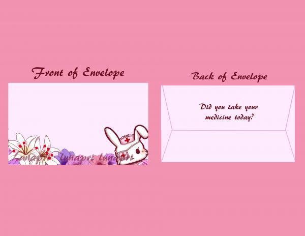 Menhera Nurse Bunny Letter Set picture