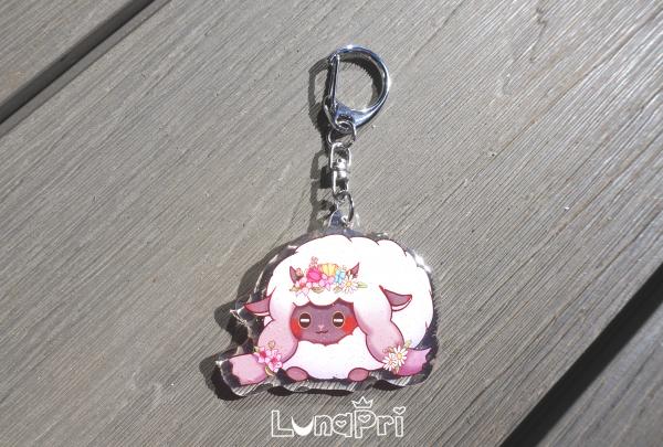 2" Double Sided Woo_loo Keychain picture
