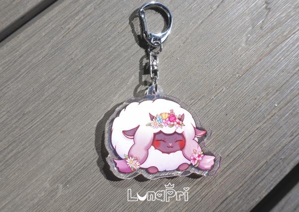 2" Double Sided Woo_loo Keychain picture