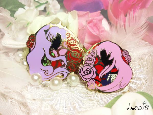 1.5" Magical Sword Lesbians Enamel Pin Set picture