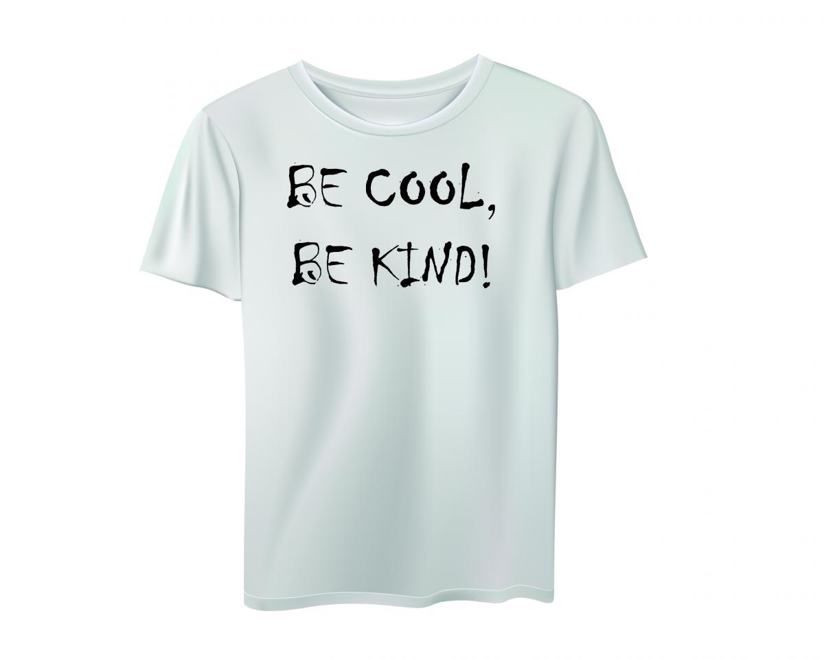 Be Cool Be Kind! Women's Funny T-Shirt picture