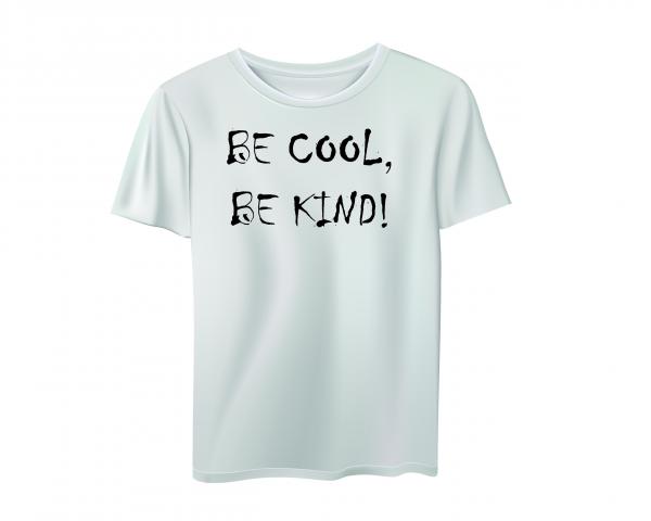 Be Cool Be Kind! Women's Funny T-Shirt picture